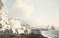 A View of Margate Pier and the Two Sisters 1785 | Margate History